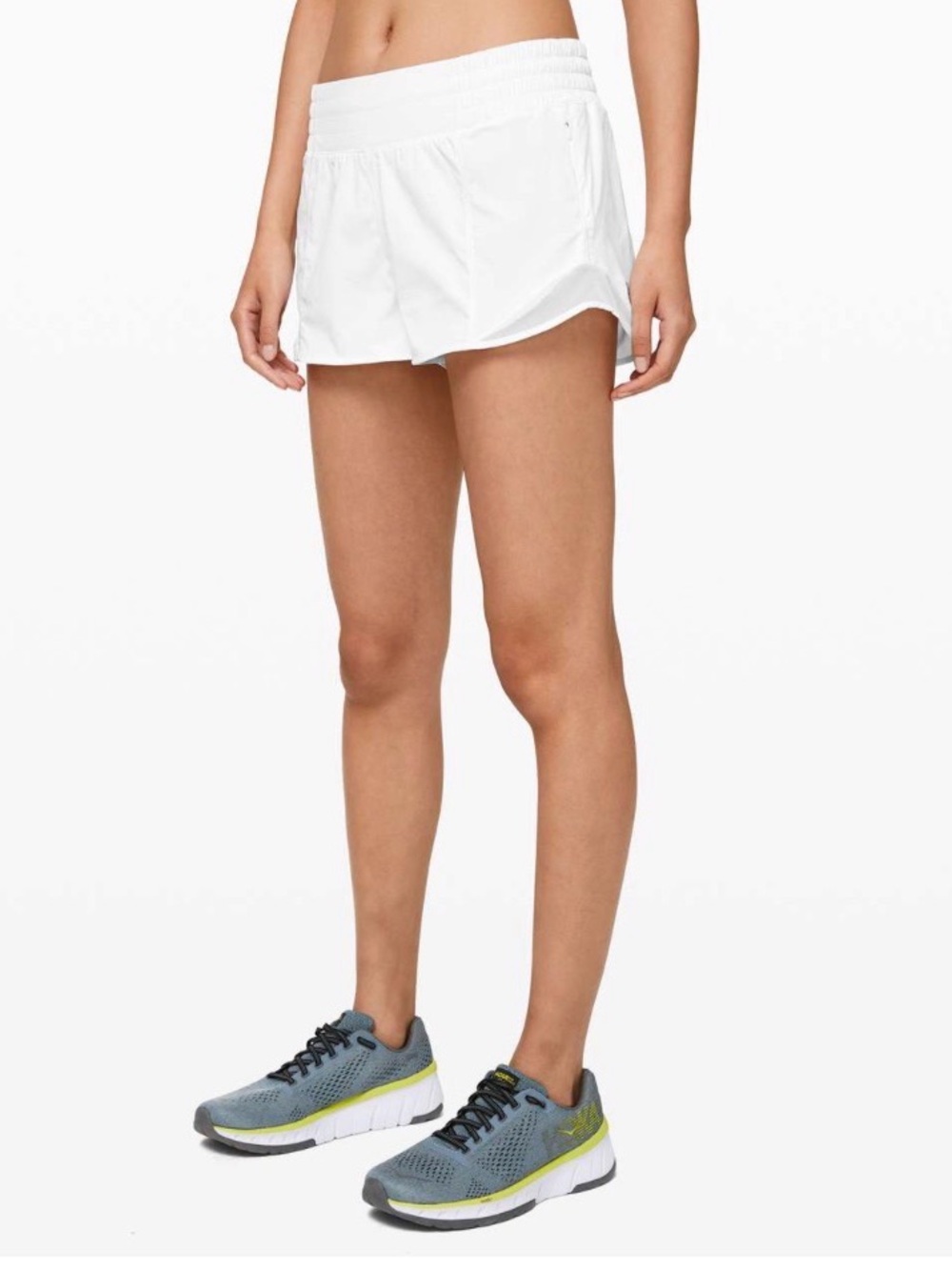 Lululemon Hotty Hot High Rise 2.5 white